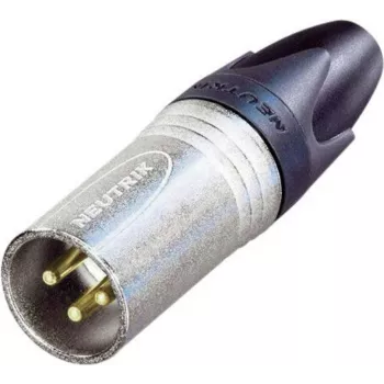 Neutrik XLR savienotāja spraudnis, taisns Polu skaits: 3 Sudraba NC3MXX-EMC 1 gab. (NC3MXX-EMC)