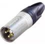 Neutrik XLR savienotāja spraudnis, taisns Polu skaits: 3 Sudraba NC3MXX-EMC 1 gab. (NC3MXX-EMC)