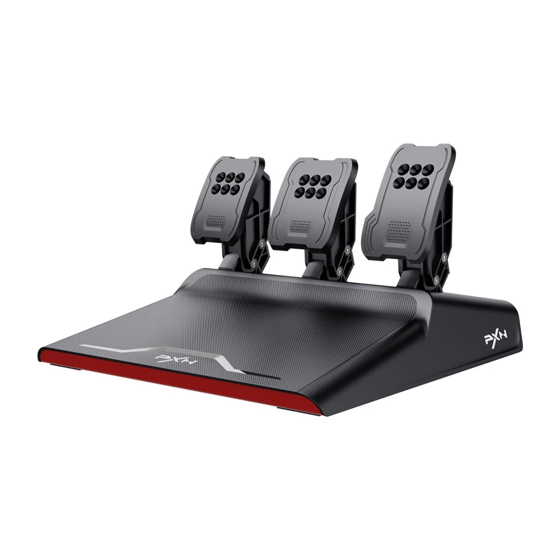 Stūres un pedāļu komplekts PXN V10 Pro priekš PC, PS4, Xbox One, Xbox Series X|S — ar spēka atgriezeniskās saites saderību, USB pieslēgums