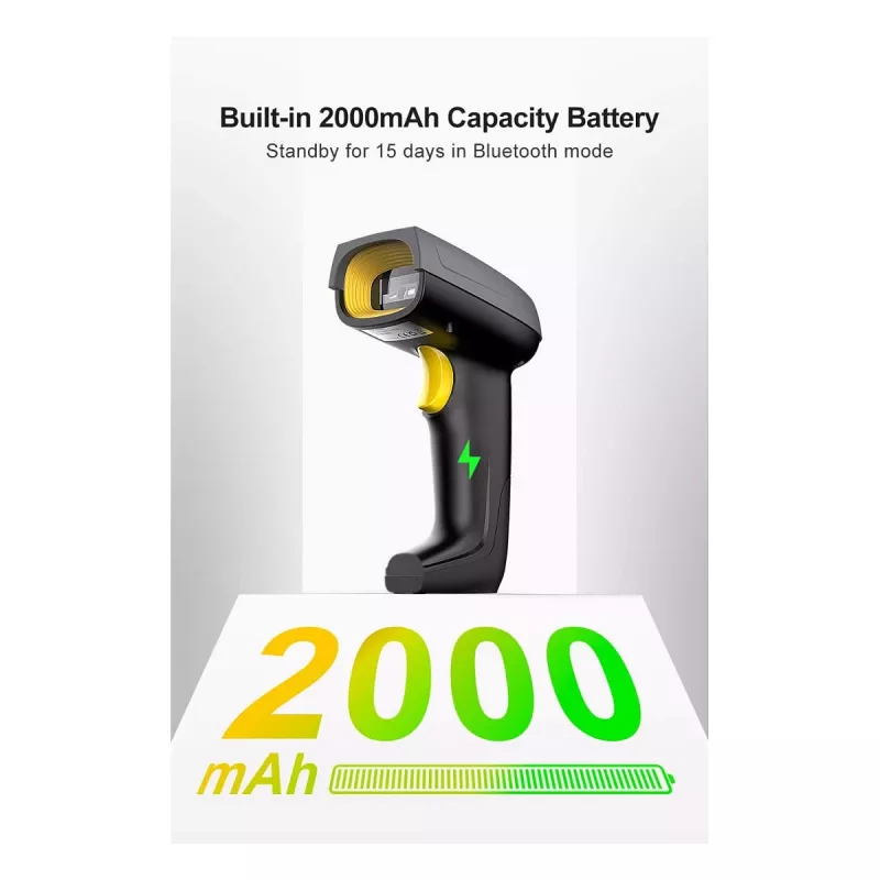 Inateck Barcodescanner 52 melns [BCST-52_black]