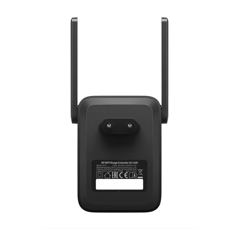 Xiaomi Mi WiFi diapazona paplašinātājs AC1200 Melns