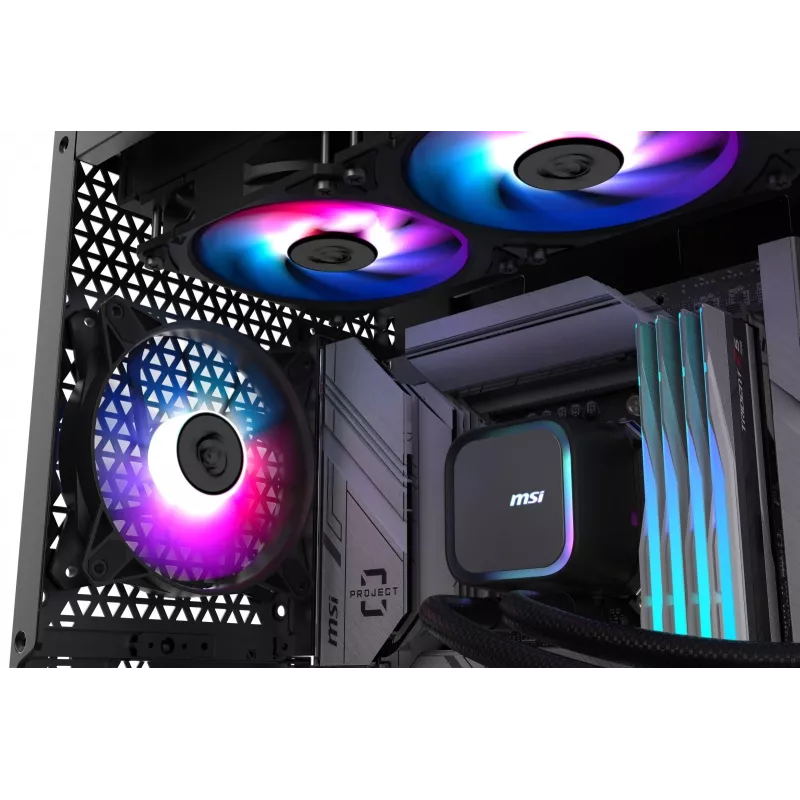 MSI MAG Coreliquid A13 360 mātesplates, procesora visaptverošs šķidruma dzesētājs 12 cm Melns 1 gab.