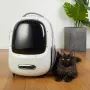 PETKIT mājdzīvnieku ceļojumu mugursoma Breezy 2 (krēmbaltā)
