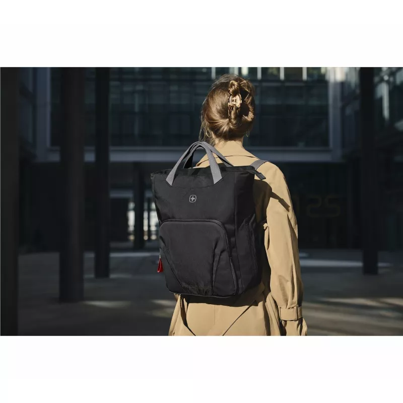 Sieviešu futrālis Wenger SwissGear Motion Vertical Tote 39,6 cm 15,6 collas melns