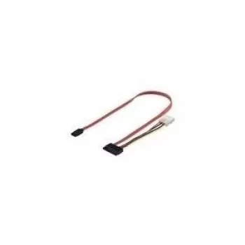 Wentronic Goobay HDD S-ATA kabelis 1.5GBits / 3GBits / 6GBits, 0.5 m - SATA 2in1 Data Signal + barošanas adapters (68175)