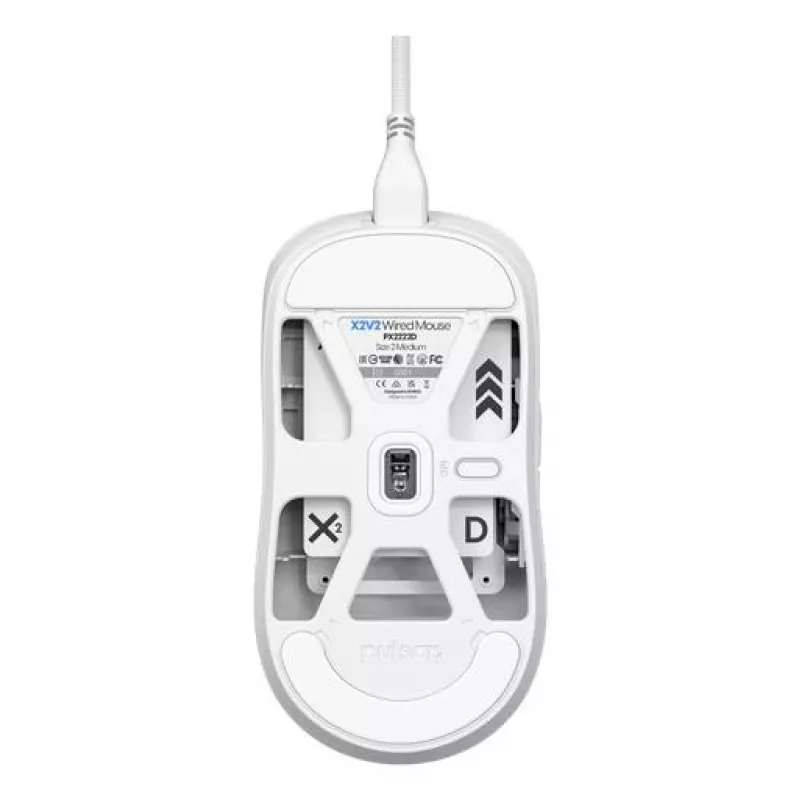 Optiskā USB pele X2/MEDIUM balta PX2222D Pulsar