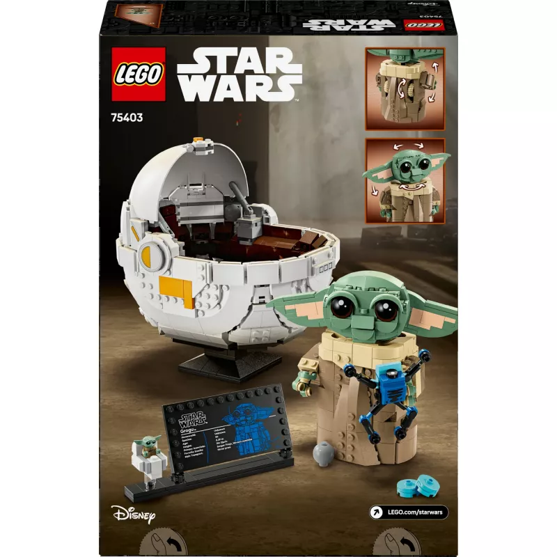 LEGO STAR WARS 75403 Grogu ar peldošo ratiņu
