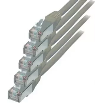 Tīkla kabelis ShiverPeaks BS75711-H-SET5 1m Cat6 S/FTP pelēks