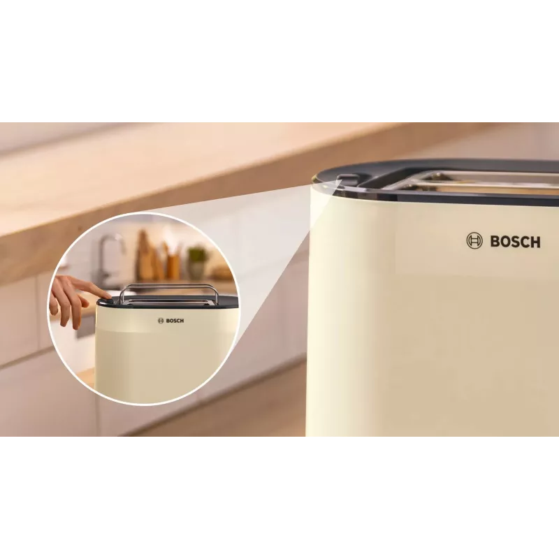 Bosch Tosteris | TAT2M127 MyMoment | Jauda 950 W | Sadaļu skaits 2 | Korpusa materiāls Plastmasa | Bēšs