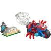 LEGO MARVEL 11206 Zirnekļcilvēks uz motocikla pret Degunradzi
