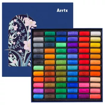 Soft pastels set Arrtx LC303762 — 72 colors, artist soft pastel sticks
