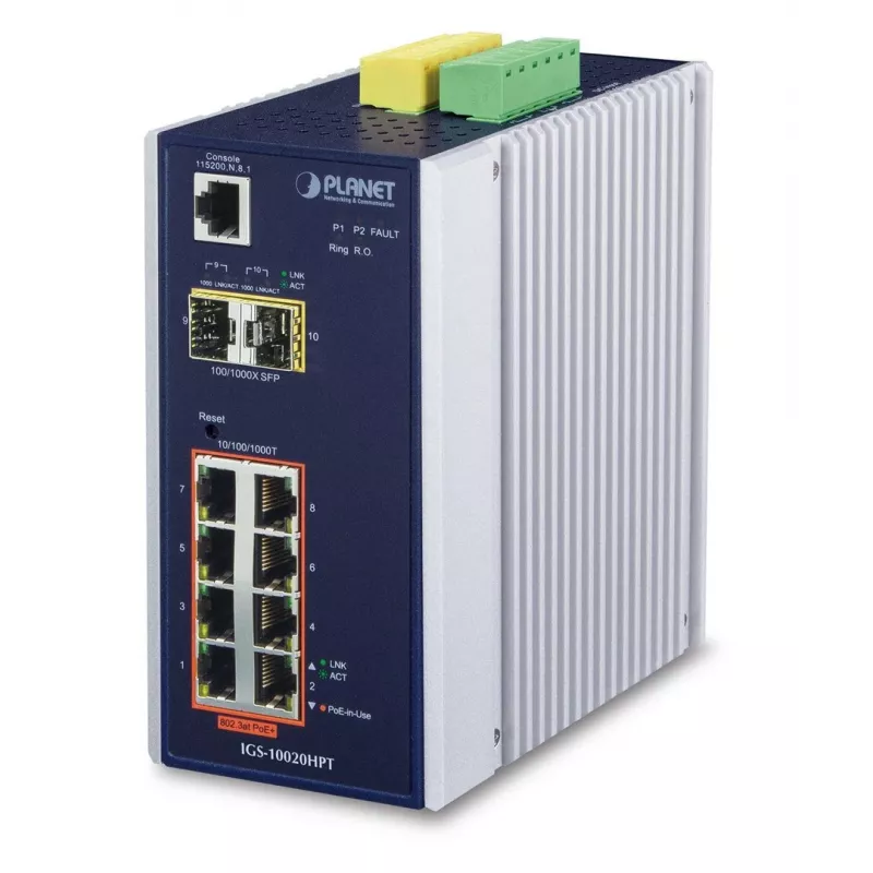 Pārvaldīts L2+ Gigabit Ethernet komutators PLANET IGS-10020HPT