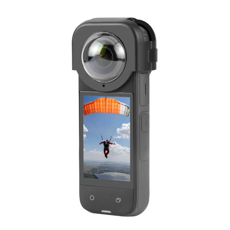 Objektīva aizsargs Insta360 X4, Puluz PU975 — optiskais stikls, izturīgs pret skrāpējumiem, izturīgs