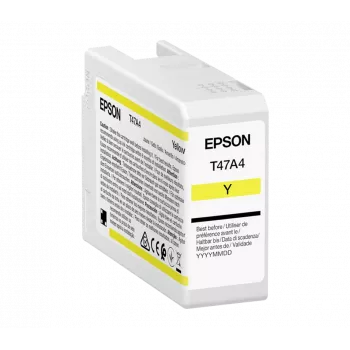 Epson UltraChrome Pro 10 T47A4 dzeltena tintes kasetne – oriģinālā dzeltenā tintes kasetne