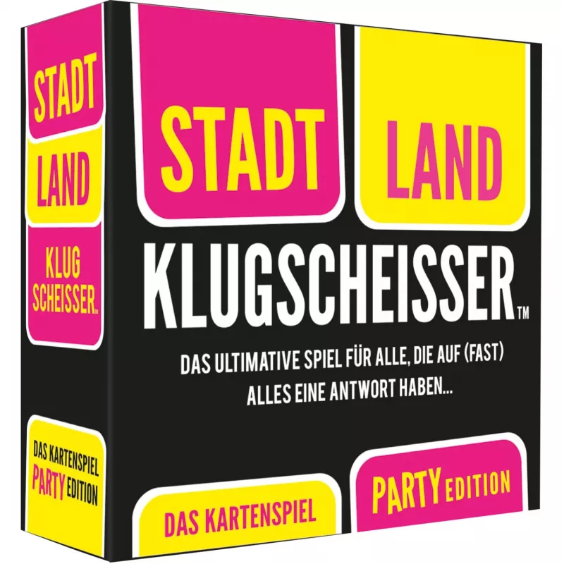 Stadt Land Klugscheisser - Kāršu spēle (Ballīšu izdevums), Ballīšu spēle