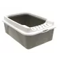 Slēgta kaķu tualete rotho Bonnie Eco Kapučīno 30 L pārklāta plastmasas paplāte ar vāku, 572×393×209 mm