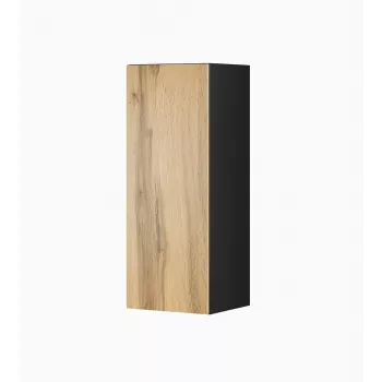 Cama Skapis VIGO 90 slēgts 90/35/32 melns/votana ozols