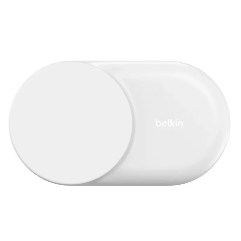Belkin Qi2 bezvadu lādētājs iekštelpām, USB, ātrā uzlāde, balts, 1,5 m