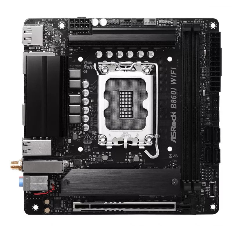 ASRock B860I WiFi Mini-ITX mātesplate