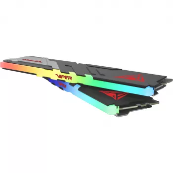 DDR5 32 GB (2x16 GB) 6000 MT/s spēļu operatīvā atmiņa PATRIOT KLEVV CRAS V ar radiatoru, CL30, 1,35 V, XMP 3.0, RGB