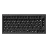 Mehāniskā tastatūra Keychron Q1 HE RGB ar karsto nomaiņu, bezvadu, ogles melna