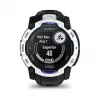 Viedpulkstenis GARMIN Instinct 3.05 cm (1.2 collu) AMOLED 45 mm 390x390 px Skārienjutīgs Melns Balts GPS 4 GB 53 g Silikona siksniņa