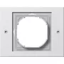 Elektrības slēdža rāmis Gira TX_44 balts, termoplastmasa, 110×86 mm, konvencionāls dizains