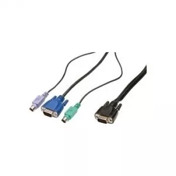 KVM kabelis Digitus DC-19102 Melns 3.00 m