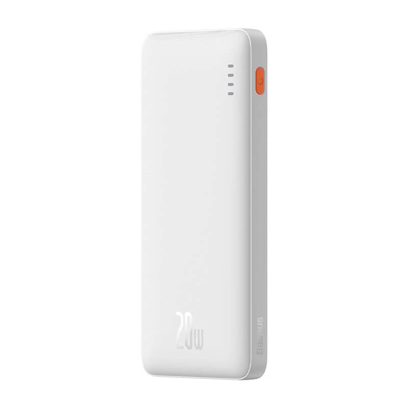 Baseus Airpow Litija polimēra ārējais akumulators 10000 mAh 20 W Balts
