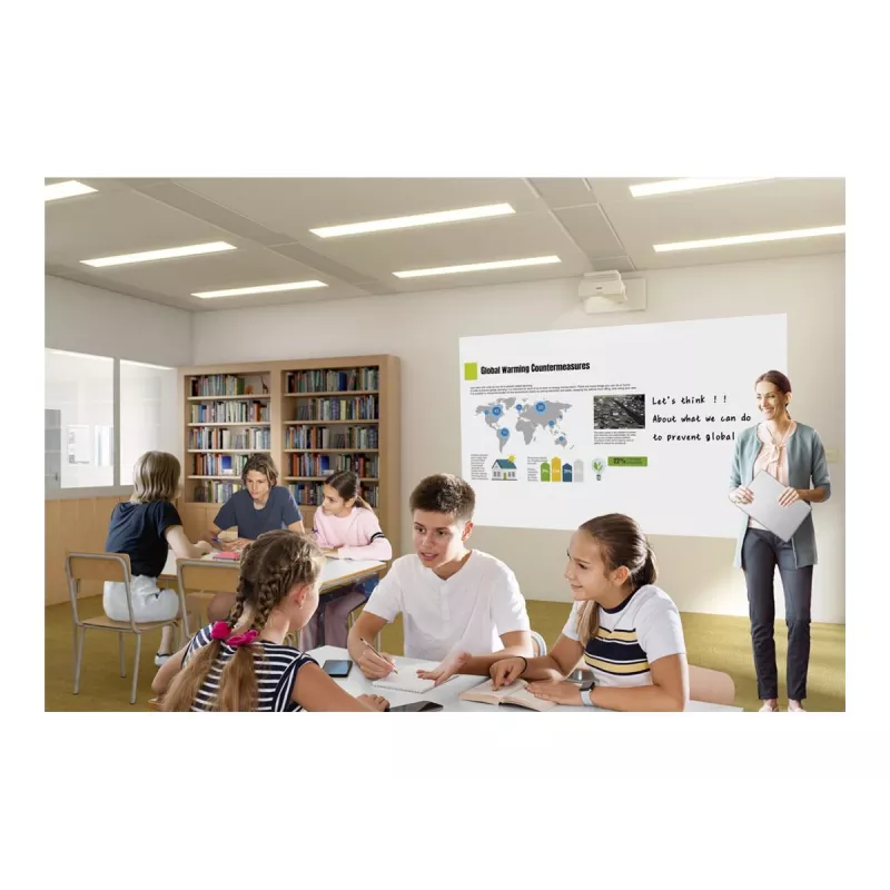 Epson EB-760W ultra īsa attāluma projektors 4100 ANSI lūmenu 3LCD 1080p (1920x1080) Balts