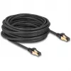 Tīkla kabelis DeLOCK RJ45 Cat.6A vīr. uz vīr. S/FTP 10m Melns