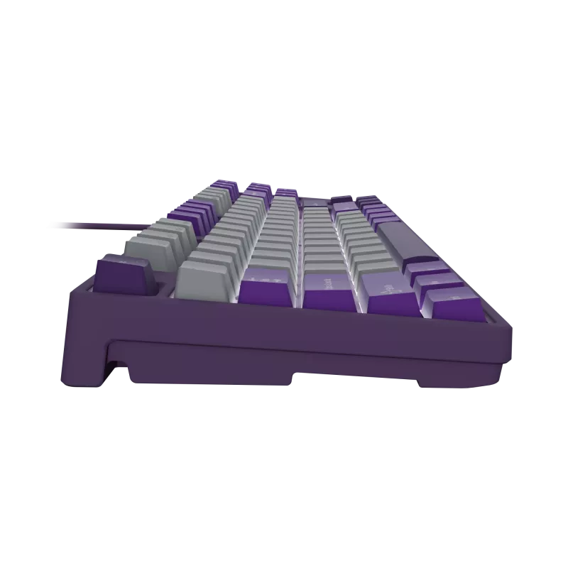 NATEC Fury Gaming Keyboard Kanabo K2 US balti izgaismota mehāniskā pelēki violeta