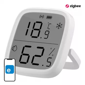 Sonoff ZigBee iekštelpu temperatūras un mitruma sensors SNZB-02D bezvadu baterija CR2450
