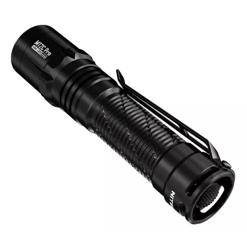 Rokas lukturītis Nitecore MT2C Pro, kompakts alumīnija LED, uzlādējams caur USB, 50 lm min, ūdensnecaurlaidīgs 2 m, triecienizturīgs, 117,5 mm, 64 g, melns