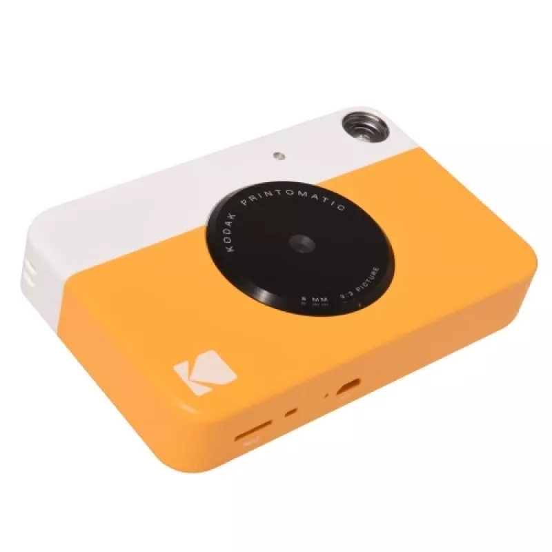 Kodak PRINTOMATIC momentānās drukāšanas kamera, 2x3'', dzeltena