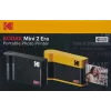 Instant kamera Kodak Mini 2 Era Melna — kompakta tūlītējās fotogrāfijas kamera, krāsaina druka
