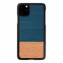 Telefona maciņš man and wood iPhone 11 Pro Max — džinsa melns aizsargpārvalks