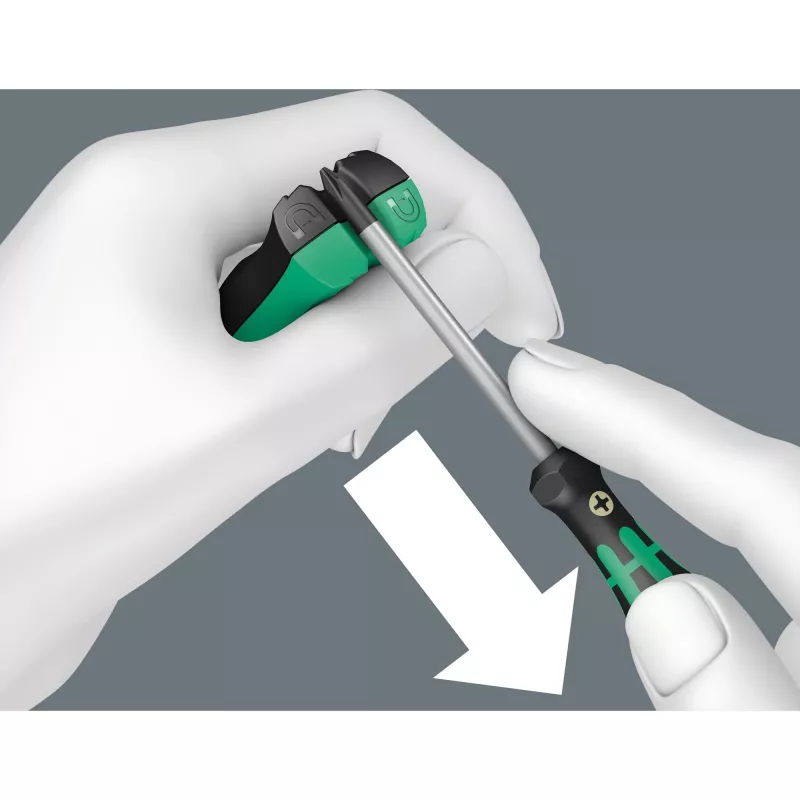 Neelektrisks magnetizētājs/demagnetizētājs Wera 05033404001 Melns Zaļš
