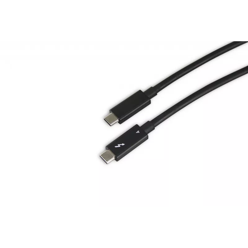 Thunderbolt kabelis Lenovo 4Z51A40455 — 2 m, 40 Gbit/s, vīriešu–vīriešu, melns