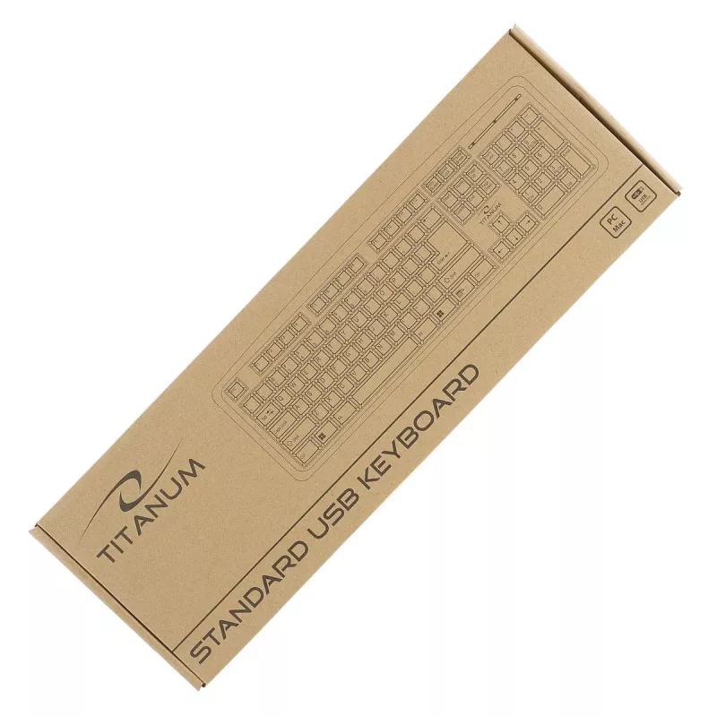 Titanum TK101 tastatūra USB melna