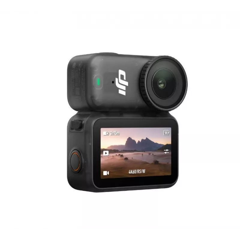 Darbības kamera DJI Osmo nano — 35 MP CMOS, 4K Ultra HD (3840×2880), 120 kadri/s, 143° redzes lauks, 4,98 cm displejs, Wi‑Fi, MicroSD, 0,052 kg