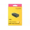 Adapter HDMI (spraudnis) > HDMI (ligzda), EDID emulators (melns)
