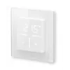 Stikla sienas termostats Homematic IP modelis 161458A0 — digitāls, balts, 230 V, IP20