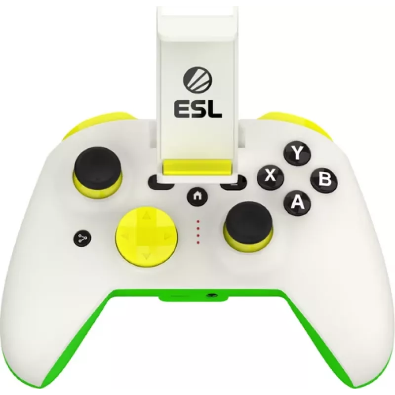 Gamepad RiotPWR RP1925ESL USB Type-C vadu, zaļš, balts, dzeltens