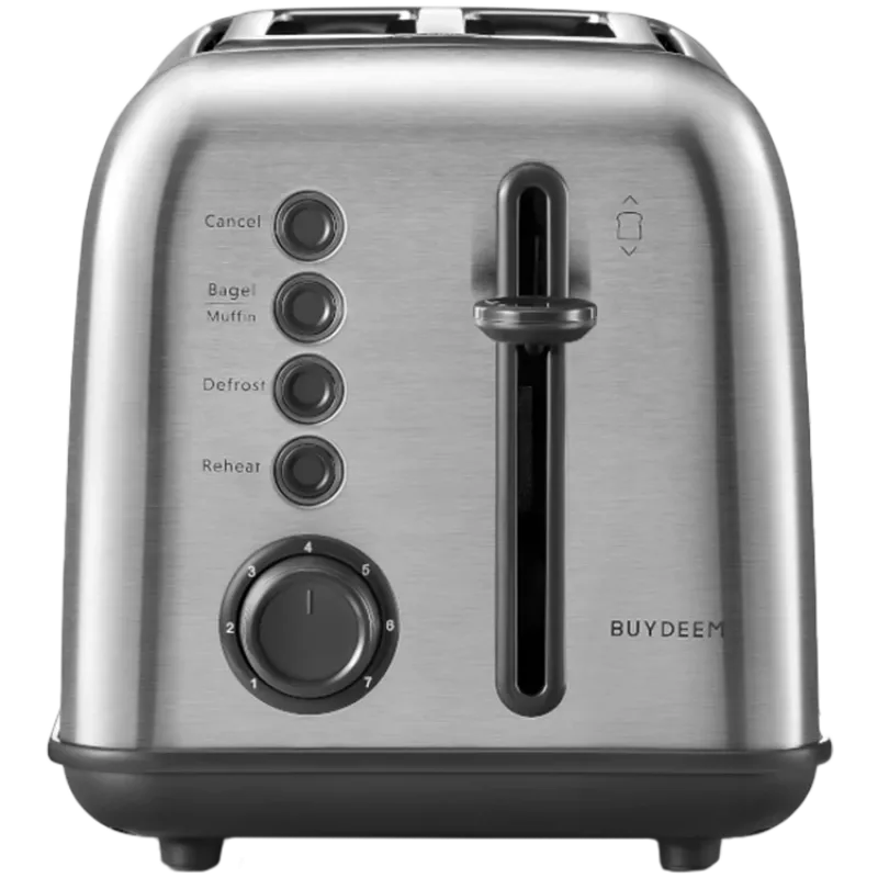 BUYDEEM 2 Slice Toaster, model DT620E, krāsa Nerūsējošais tērauds, ES