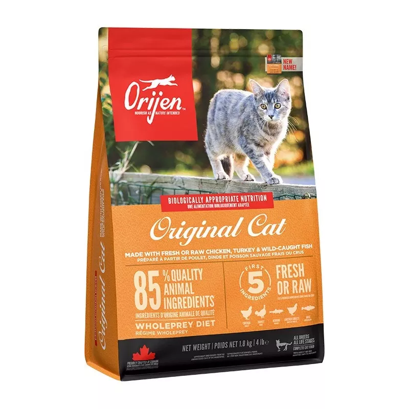 ORIJEN Cat Oriģināls - sausā kaķu barība - 1,8kg