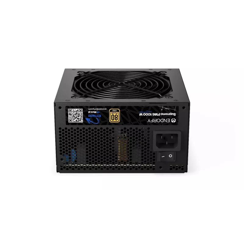 Barošanas bloks Endorfy Supremo FM6 1000W, 80 PLUS Gold, ATX 3.1, modulārs, melns
