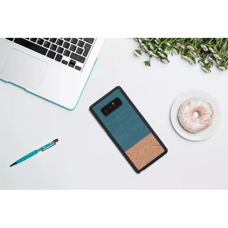 Viedtālruņa maciņš man and wood Galaxy Note 8 — džinsa melns