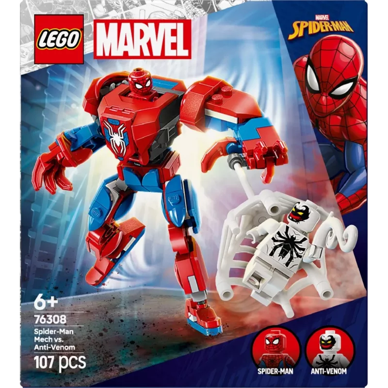 LEGO MARVEL 76308 Zirnekļcilvēka mehānisms pret Anti-Venomu