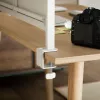Galda nodalījums ergo office ER-301 W — 1116 mm plats tērauda ekrāns ar magnētisko tāfeli, balts, maks. slodze 10 kg
